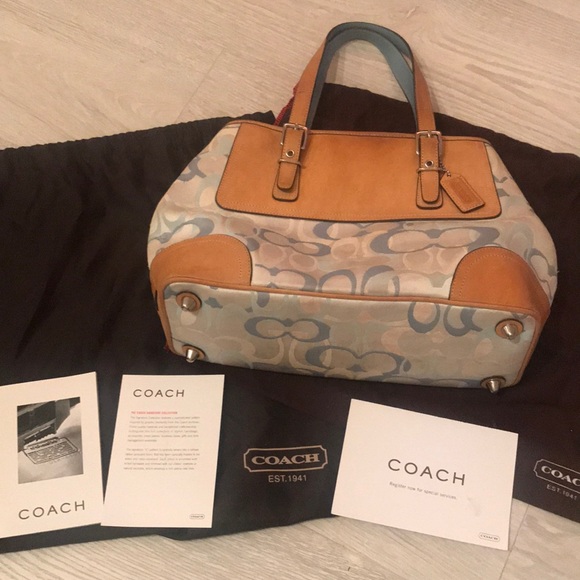 Coach Handbags - Coach Signature Collection Satchel